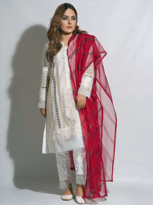 3 Piece Foil Print Set – Lunar Crimson